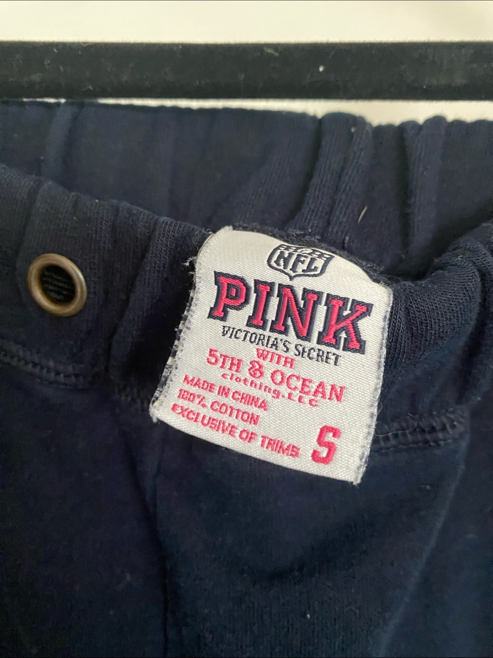 Denver Broncos NFL PINK Victoria's Secret Sweatpants Size Small - NO DRAWSTRING - Picture 8 of 9